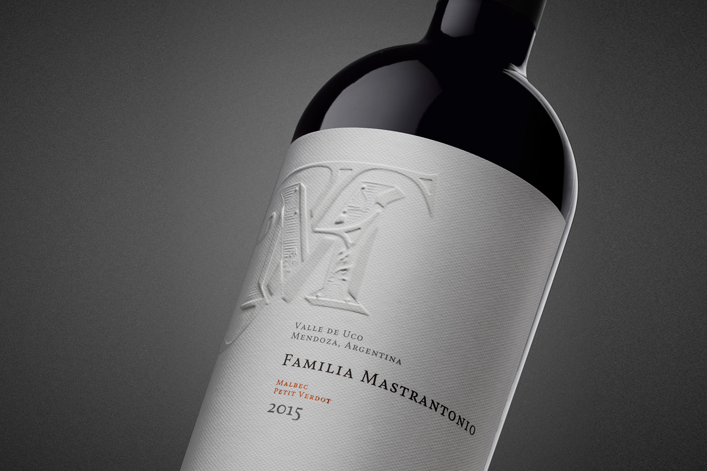 wine luxury drink Label print bottle mendoza Classic minimal White