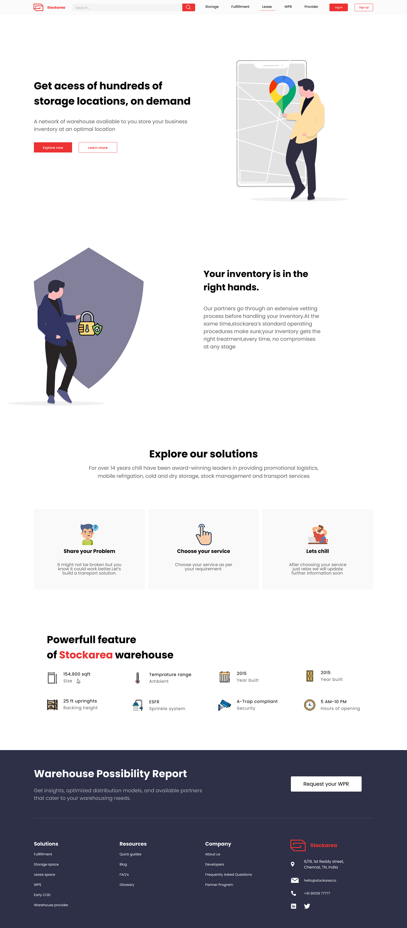 Flaticons ILLUSTRATION  landing page text