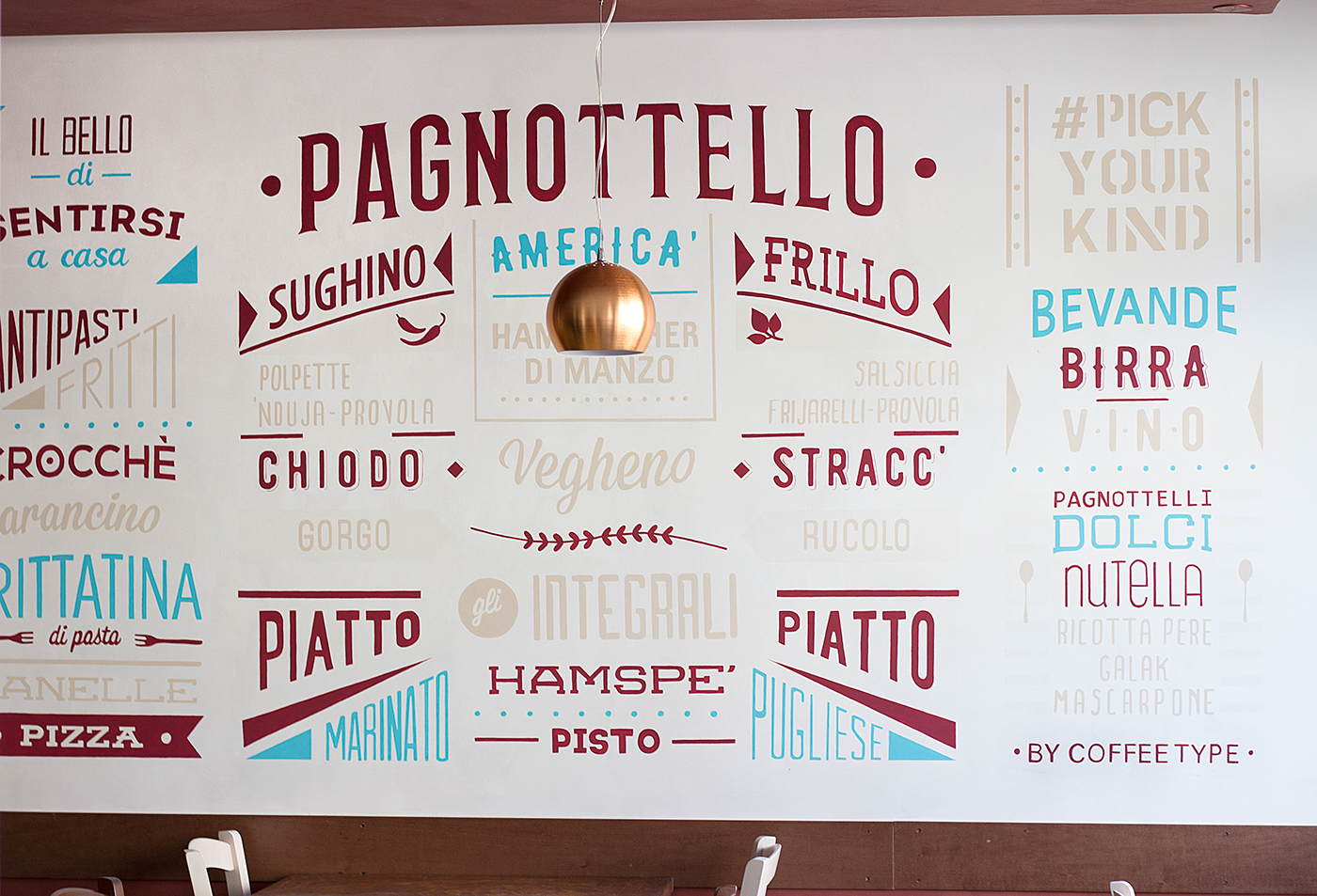 type TypeMural menu craft handmade painting   murales lettering Food  fooddesign
