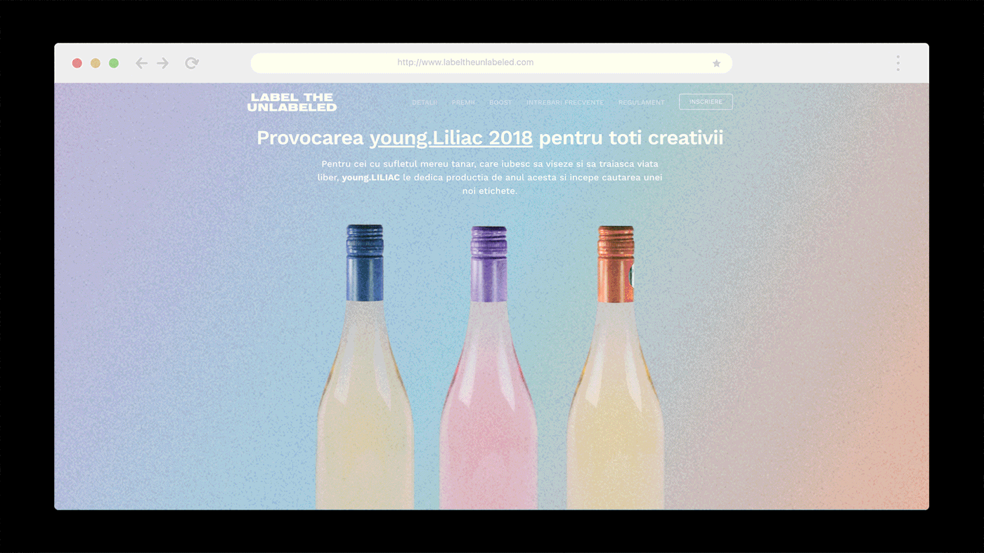 liliac contest Label yearly label minimalist
