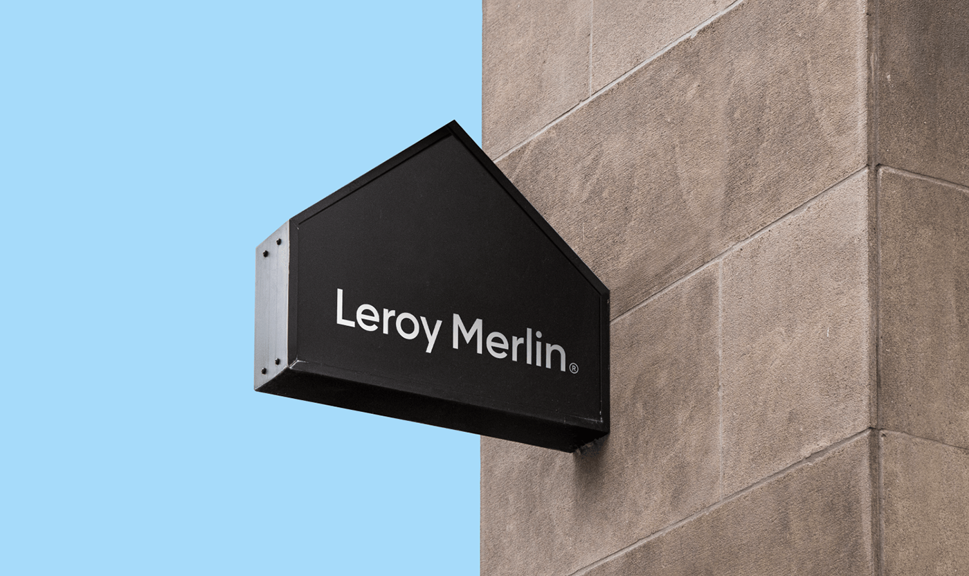 Leroy Merlin branding  identity logo Hardware store berik yergaliyev