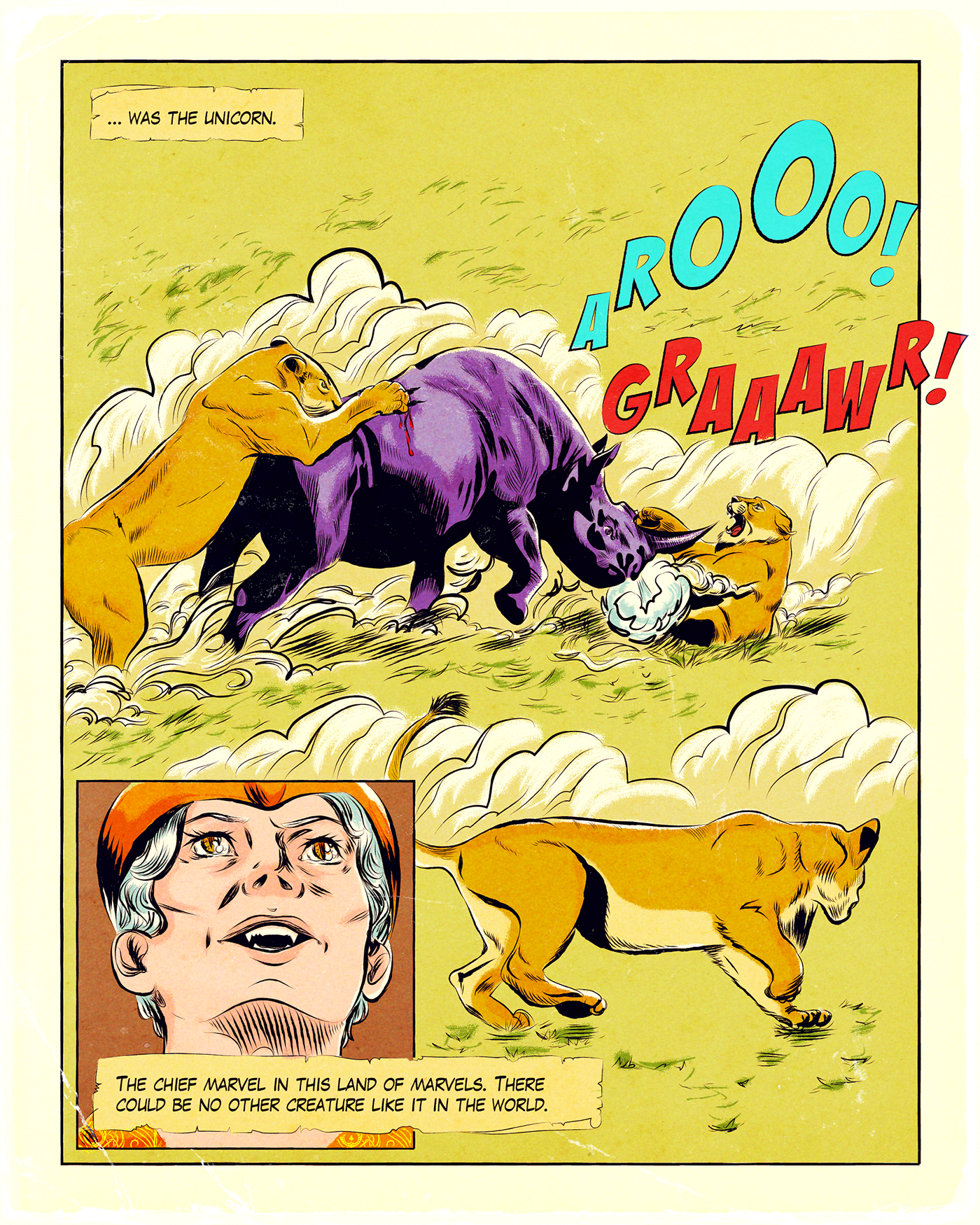 Cloudscape Comics comic Graphic Novel unicorn animals