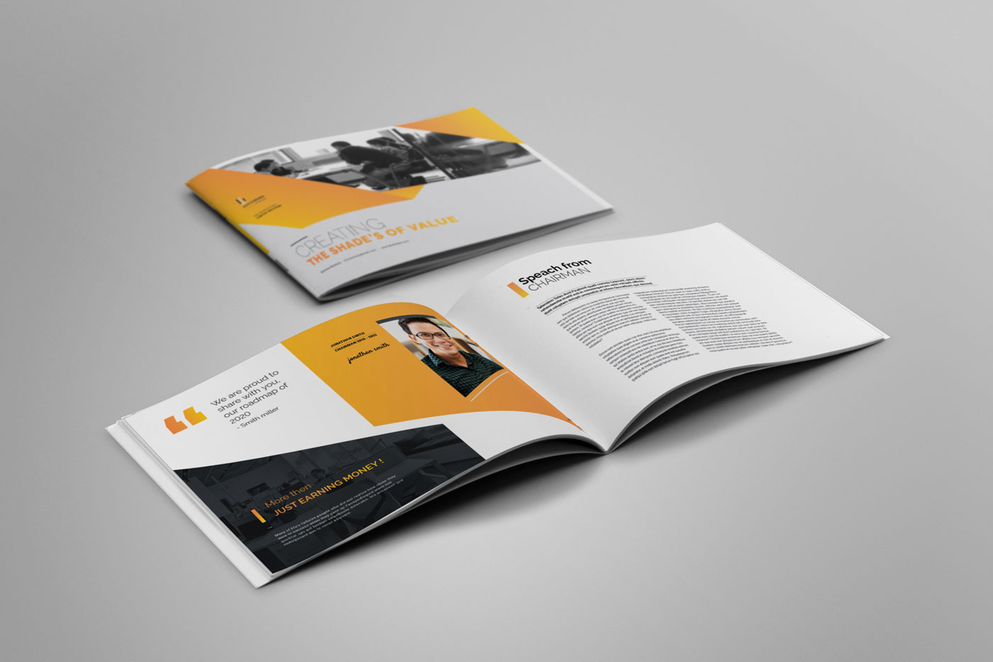 annual report ashuras_sharif Booklet brochure design business brochure clean brochure clean Work  company catalog