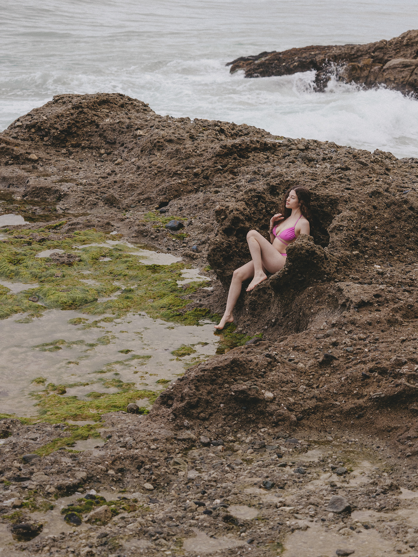 sensual model beach swimwear beauty swimsuit Photography  woman editorial shore