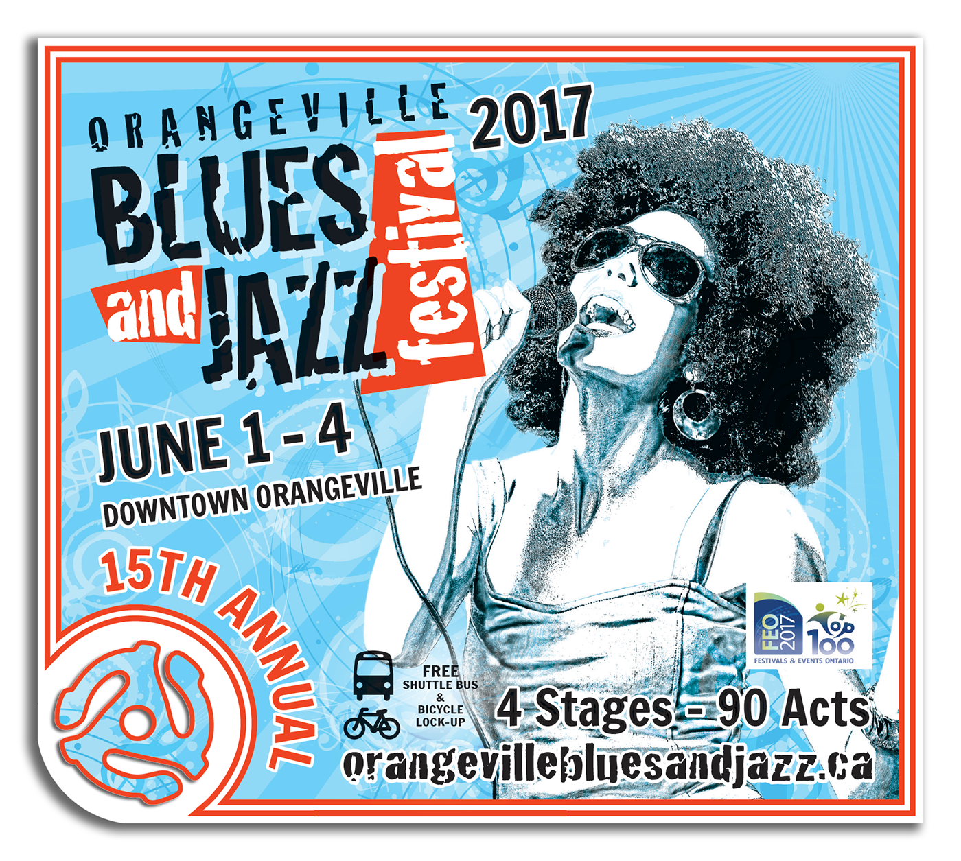 Orangeville Blues & Jazz Festival on Behance