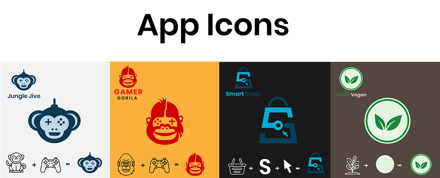 icons design Graphic Designer Logo Design visual identity Brand Design adobe illustrator brand identity Logotype App Icon Designs
