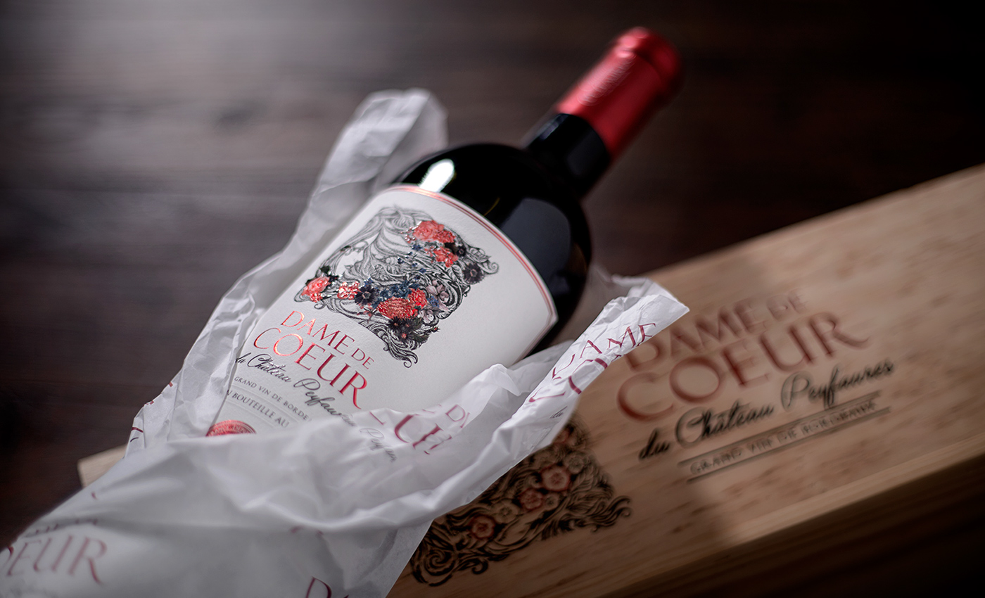 Bordeaux winery wine branding  france chateau Packaging Case Study