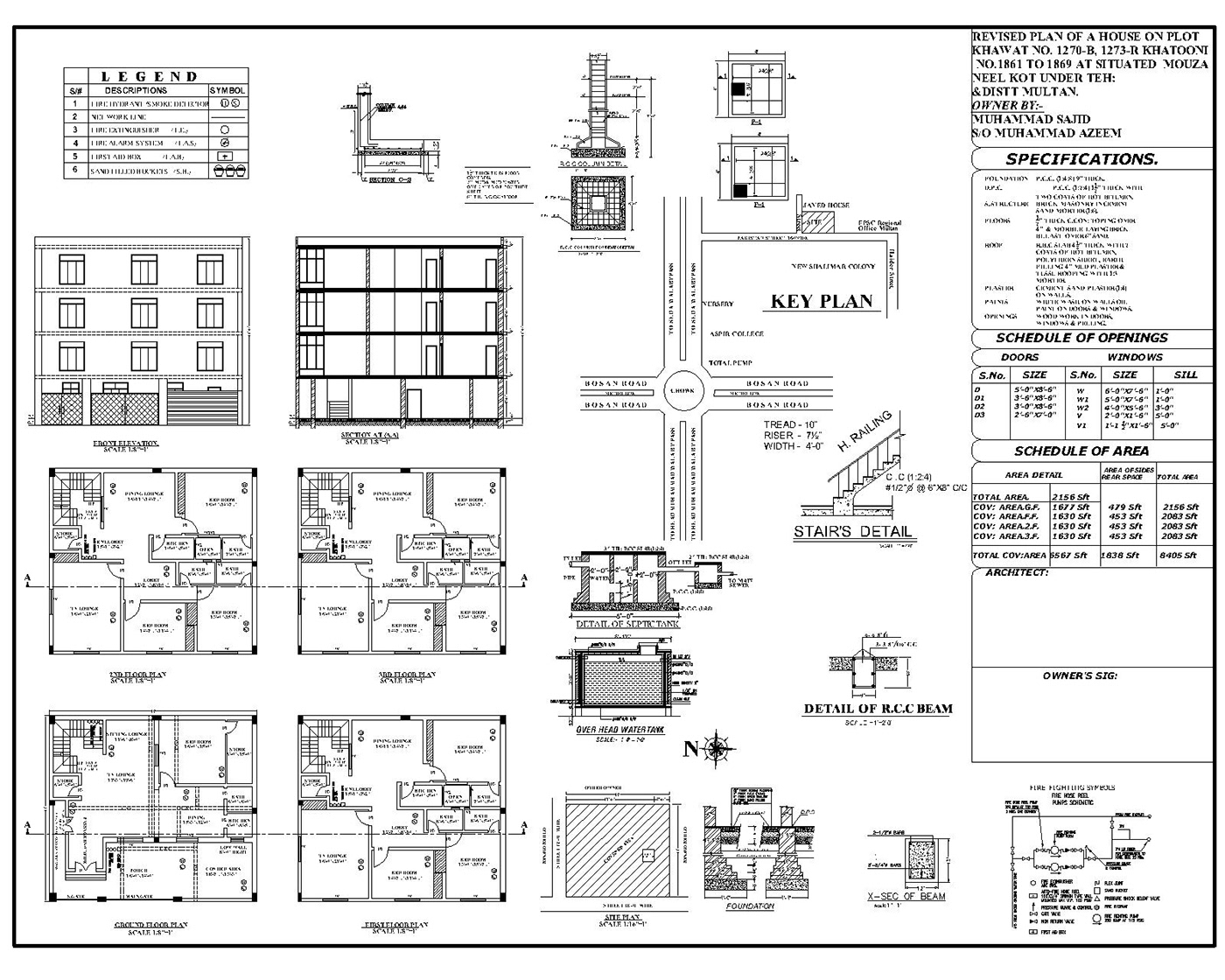 2d drawings architecture design Drawing  Elevation section specifications submission