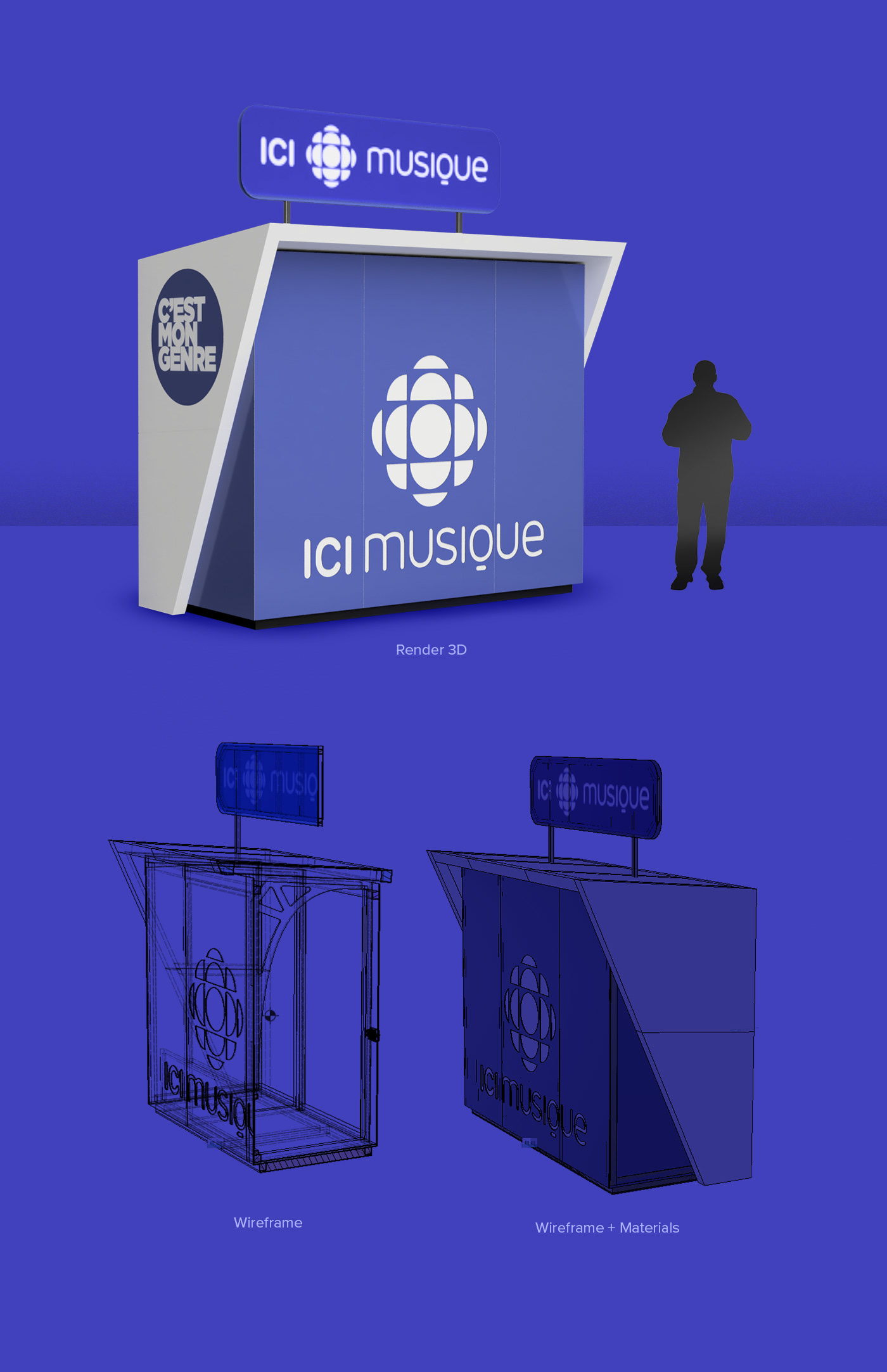 kiosque Kiosk interactive Radio-Canada ici musique francofolies game celsius Event