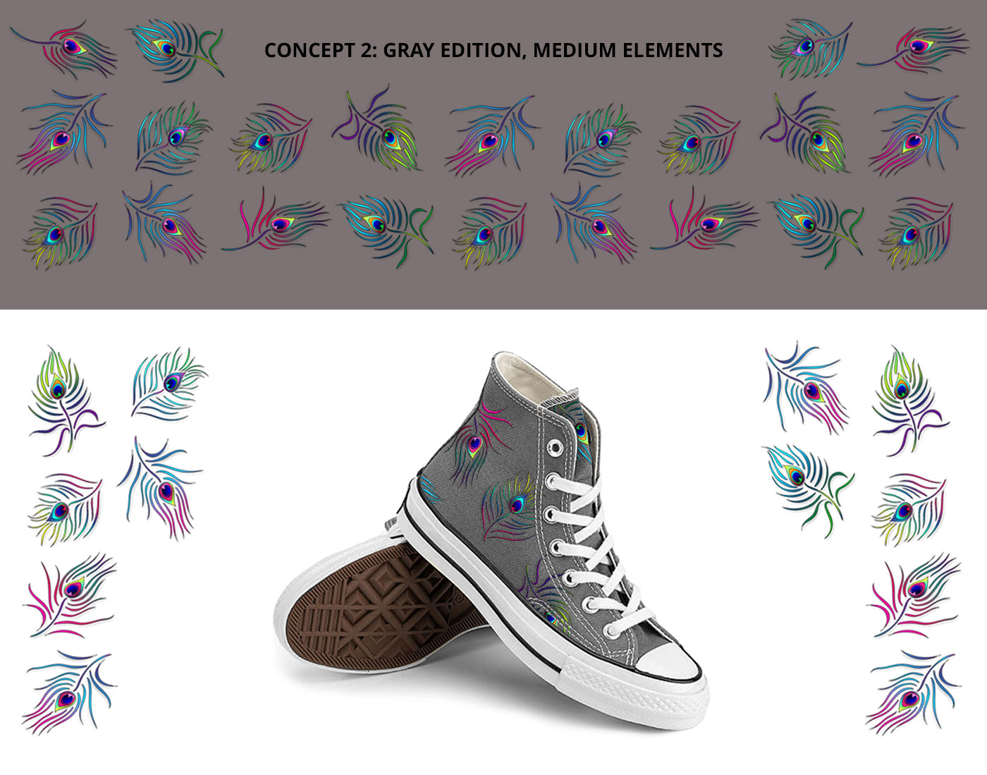 botanical converse design fabric Fashion  ILLUSTRATION  pattern print shoes textile