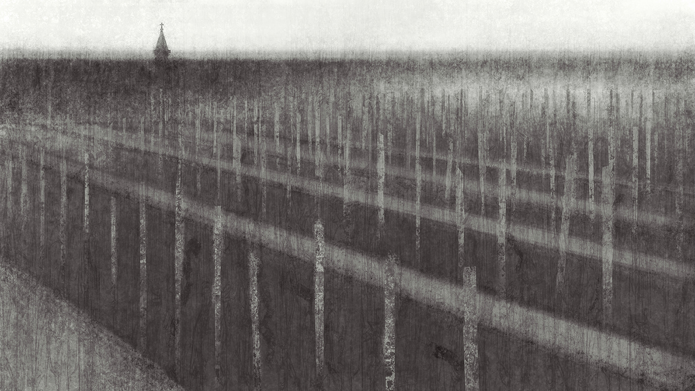 agard black and white grainy monochrome Monochrome landscapes animation  background bg Minimalism stylised