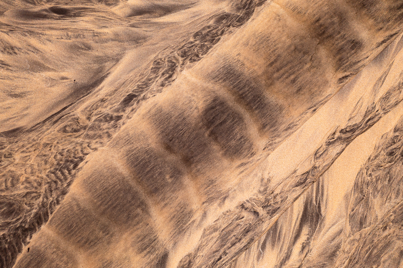 abstract Aerial beach iceland Landscape Ocean pattern sand texture water