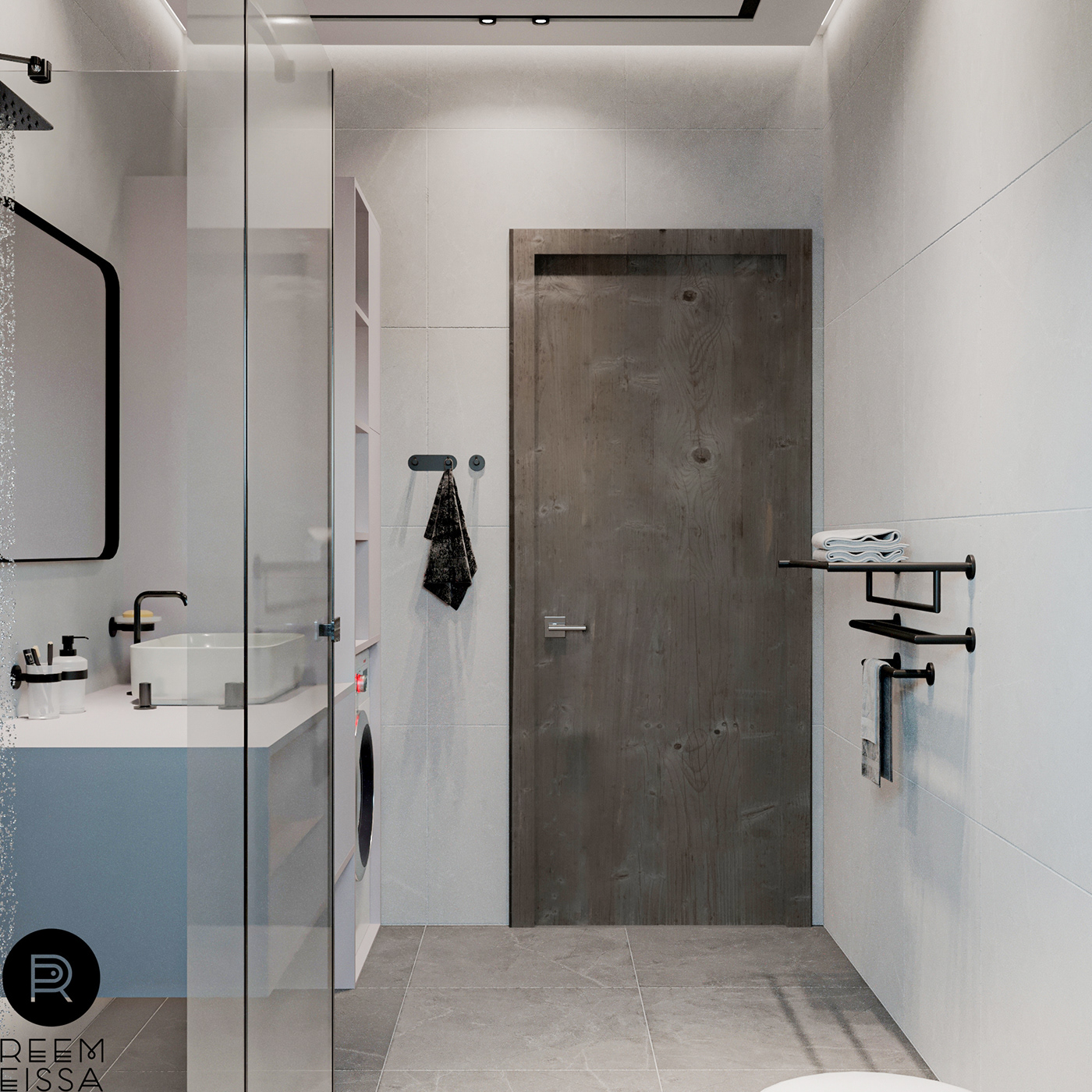 3d modeling 3ds max architecture bathroom corona design Interior Render revit shop drawing