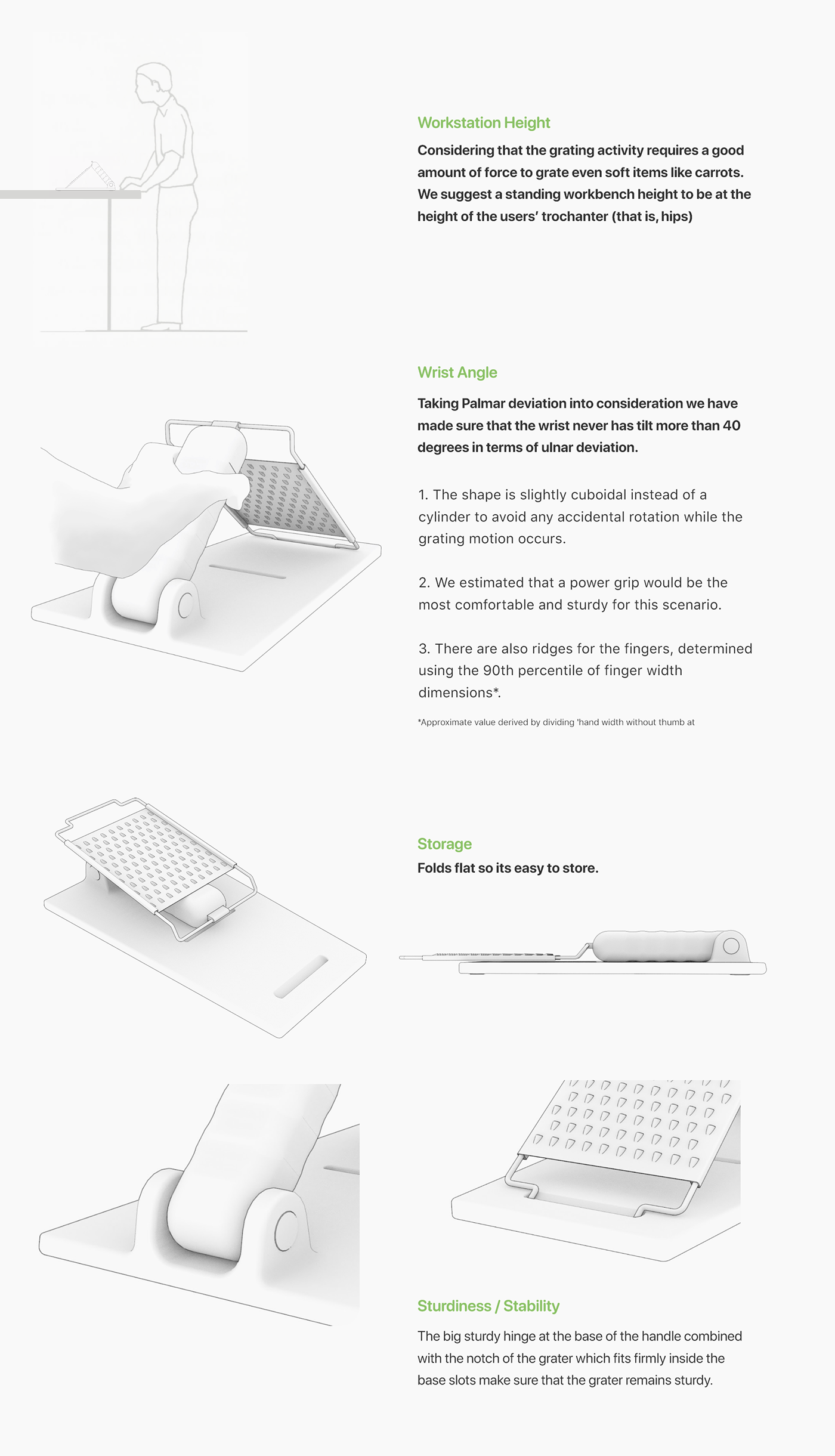 3D Ergonomics grater industrial design  kitchen product design  Render