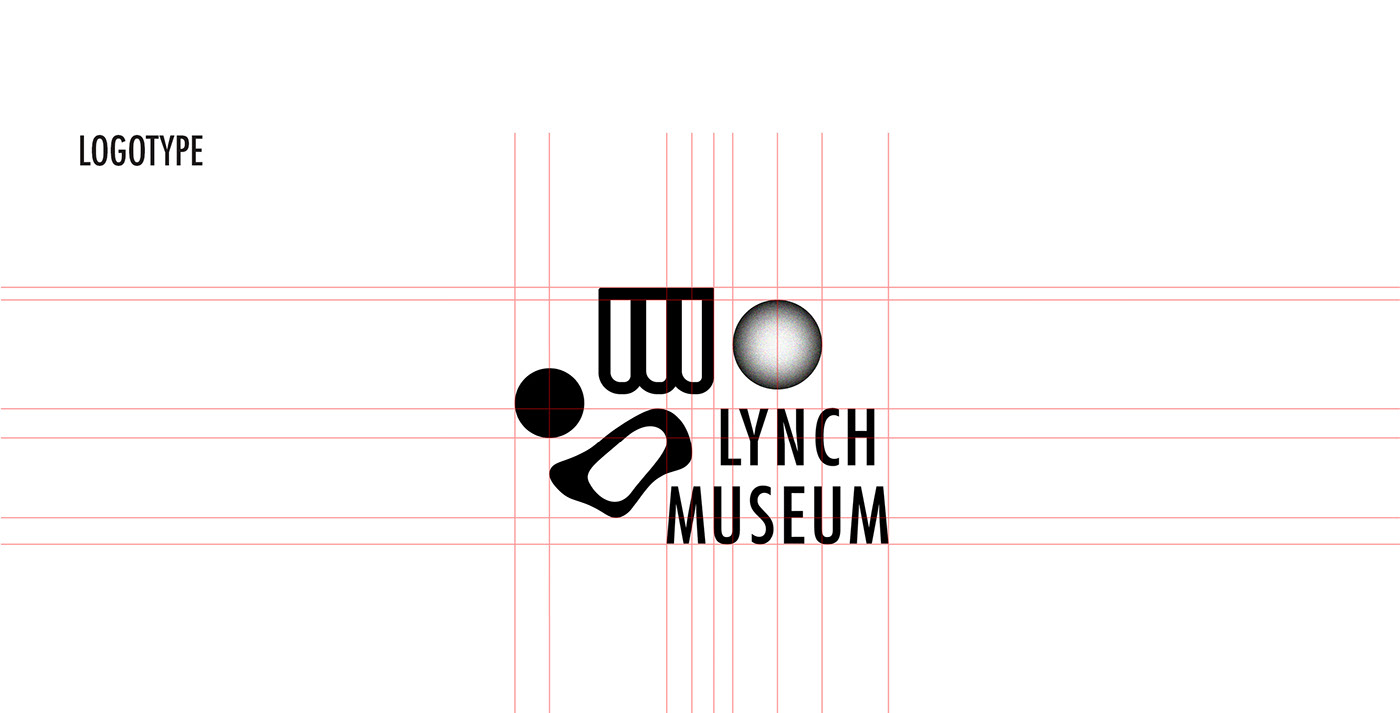 brand identity charte graphique David Lynch identité visuelle identity Logo Design museum visual identity lynch mulholland drive
