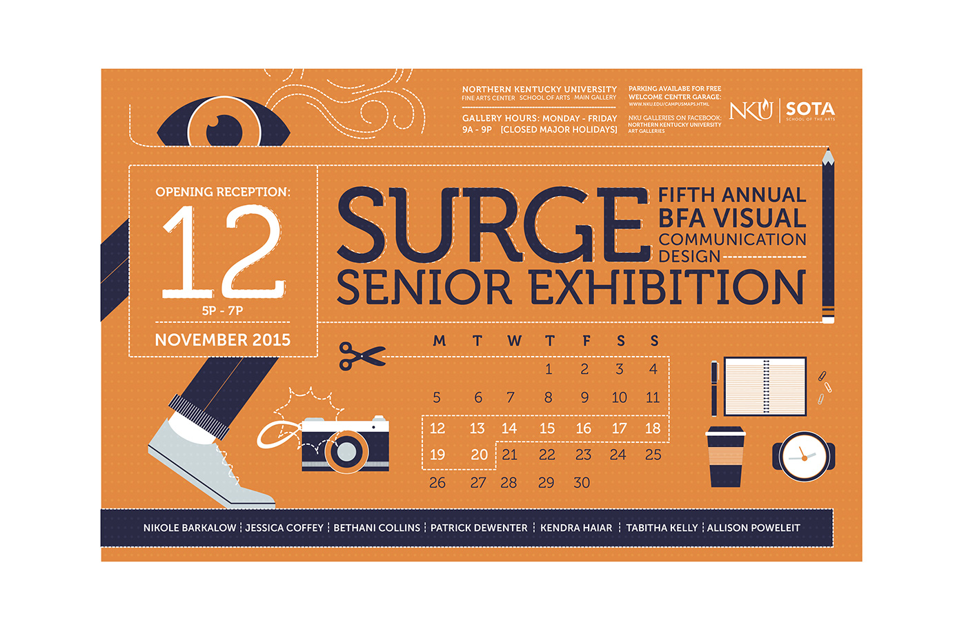 #surge #typography #surge2015 #posterdesign #graphicDesign #layout #layoutdesign #northernkentuckyuniversity #nku #nkusota #VisualCommunicationDesign #Poster #Bold #Design #BFA
