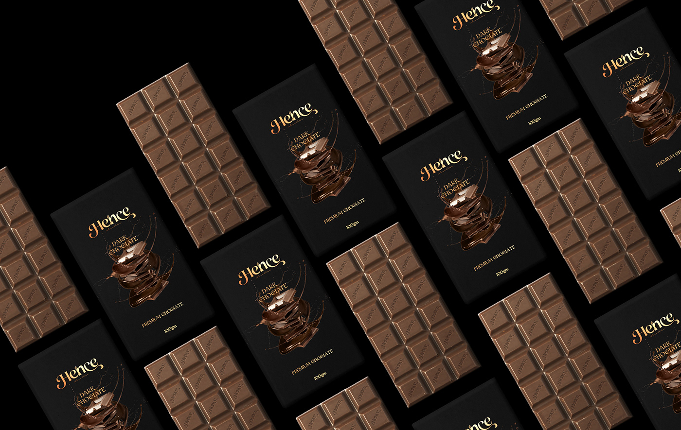 brand identity branding  chocolate gold Logo Design Logotype luxury Packaging premium sweet