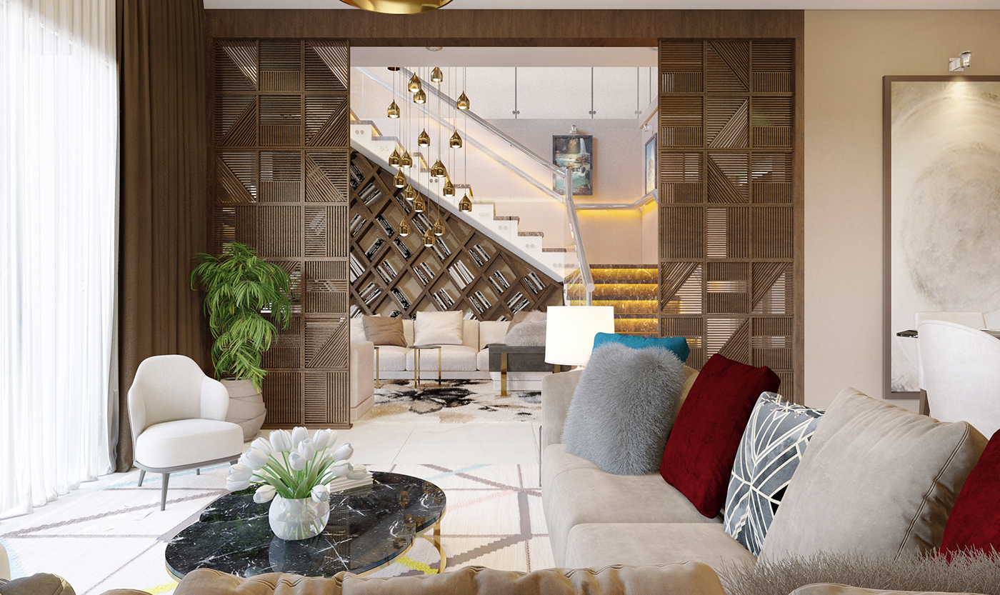 modern Villa Oman Style Interior interiordesign