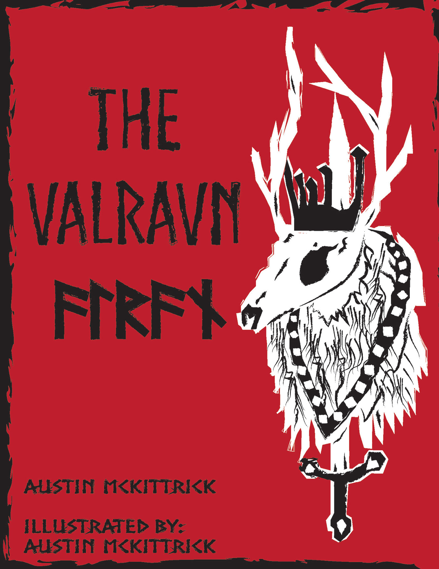 beast book cover creature mock up mythology nordic Norse runes valravn viking