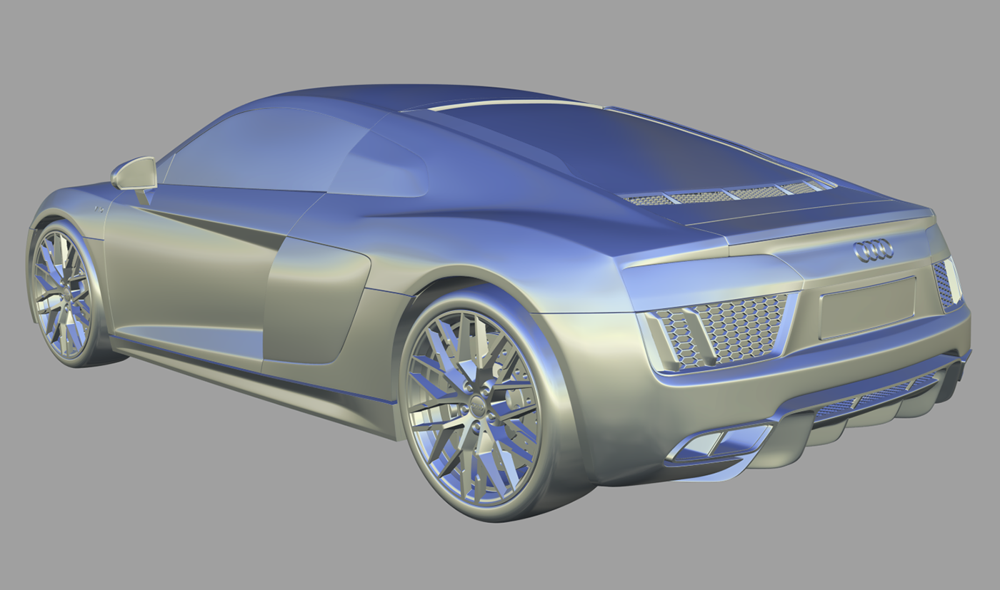 Alias alias automotive Audi car modeling modeling subdivison