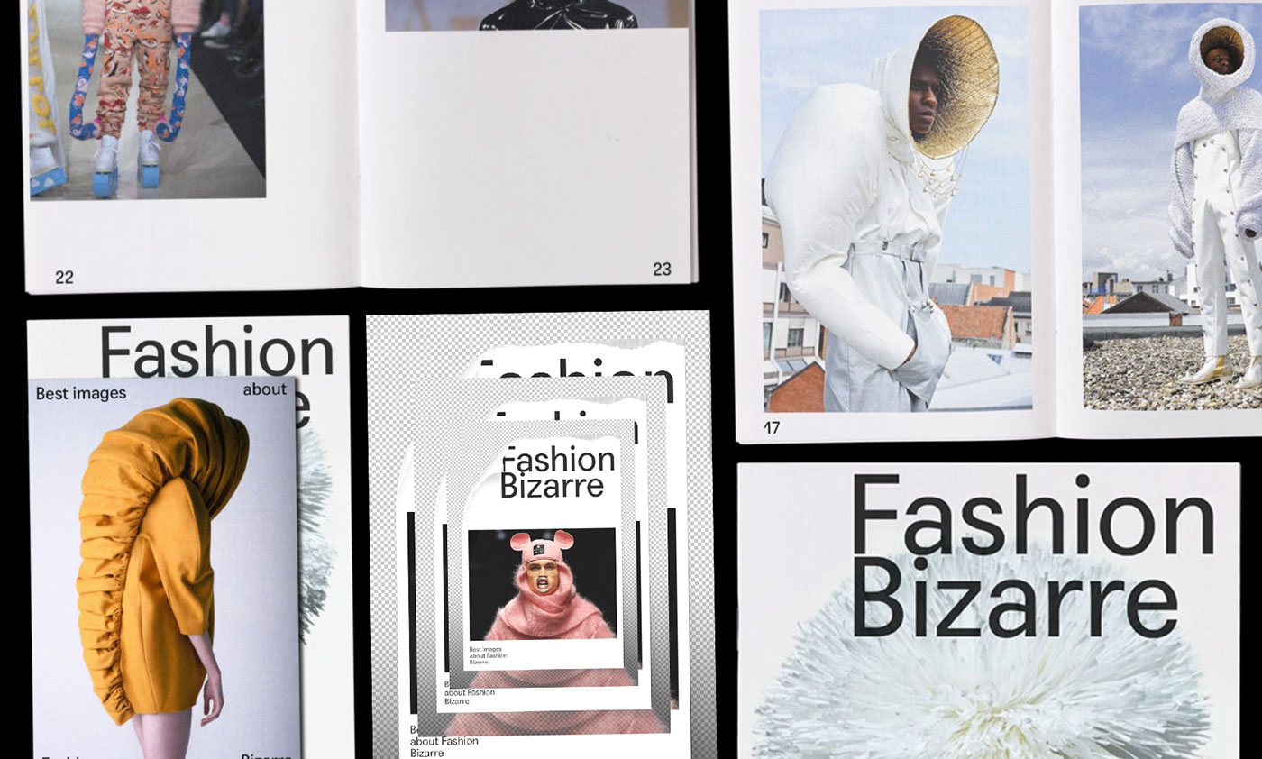 bizarre Fashion  bizarre fashion Grafik Design grafik graphic design  publication editorial