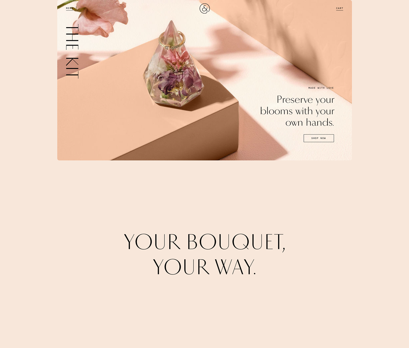 art direction  branding  florist Flowers logo Packaging Shopify Soil & Soul Website wedding