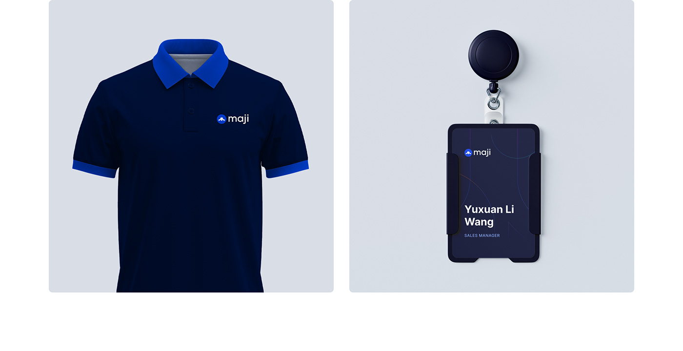 Maji Wearables, T-Shirt and Event Badge