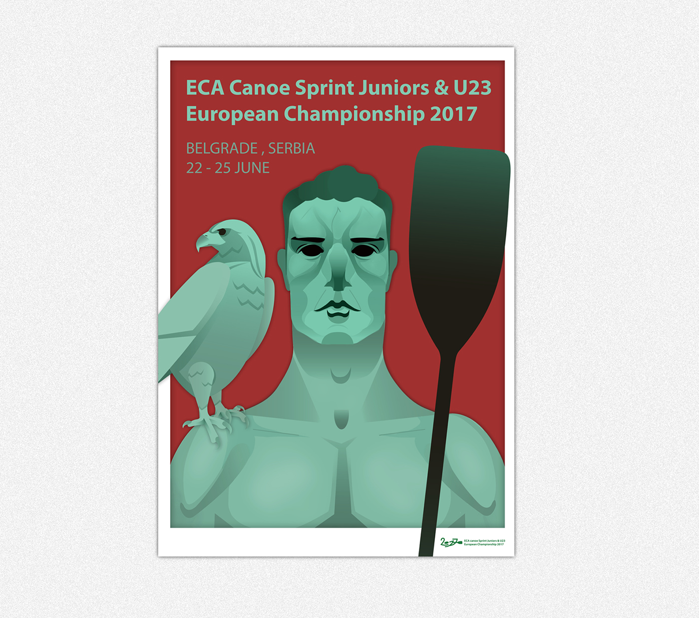 kayak canoe wold cup Championship visual identity design Serbia belgrade