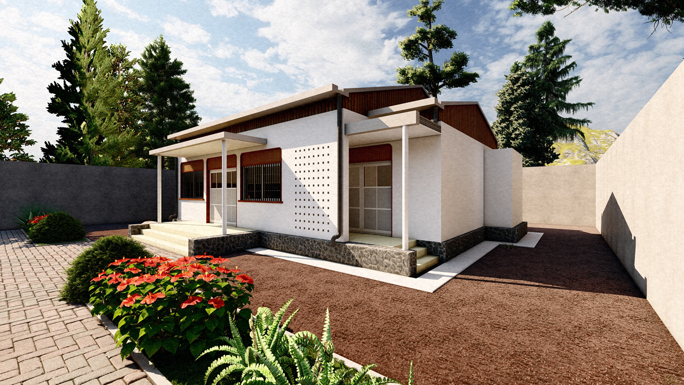 architecture home design house Rhino3D rendu 3d visualization Project TEAMWORK architect Lumion Render