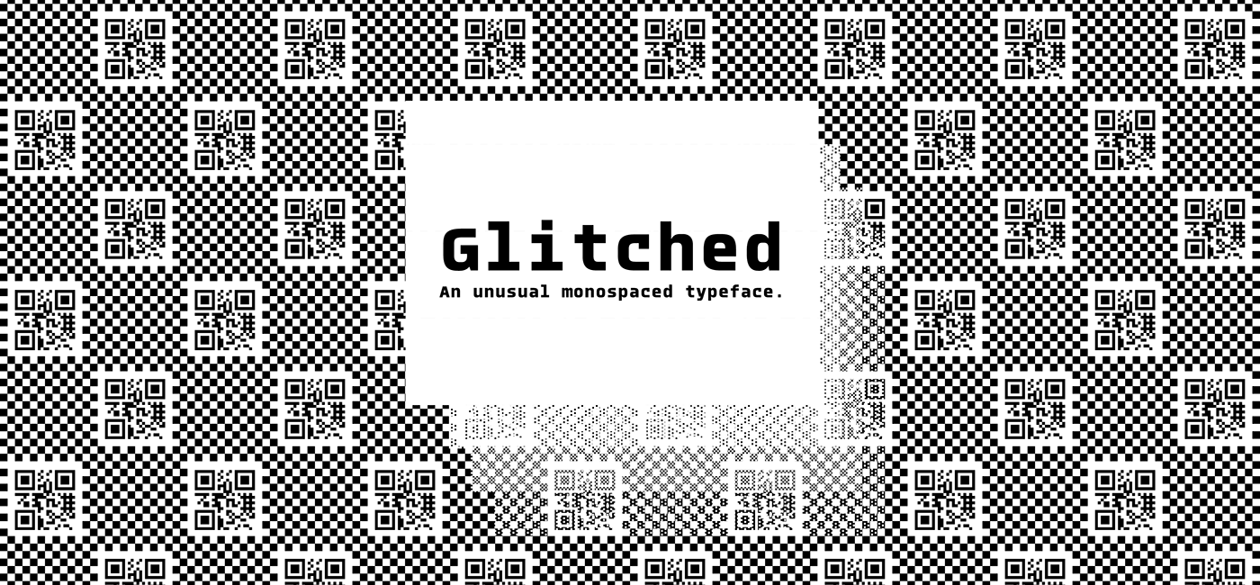 monospaced Typeface Interface Retro Glitch icons Display dingbats