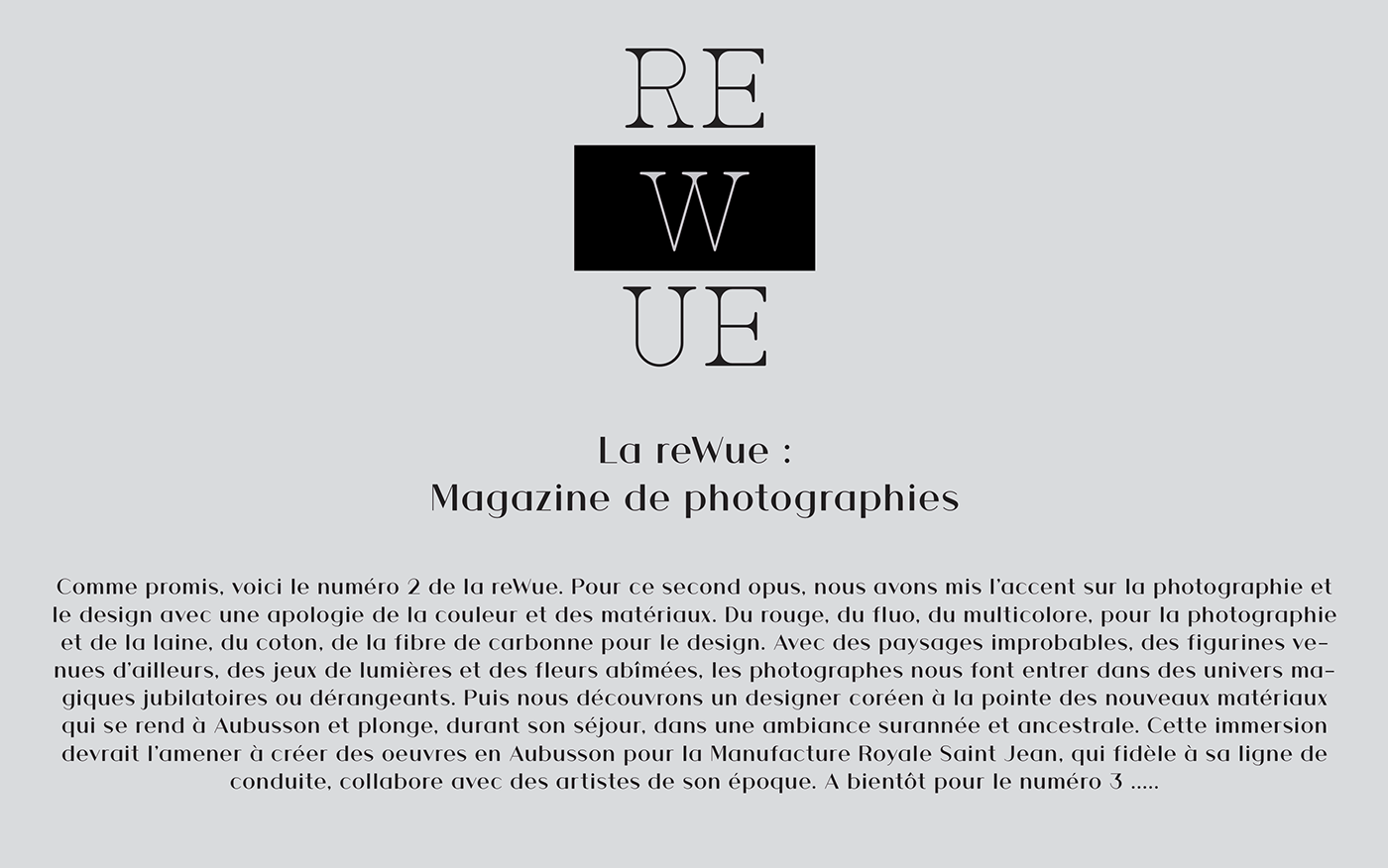 magazine rewue Photography  photo design architecture Photographie