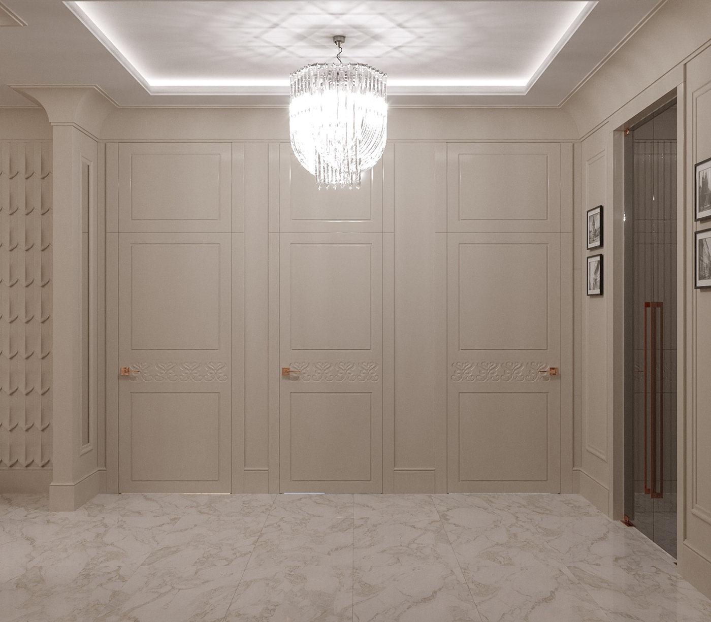 3ds max corona interior design  neoclassic Render visualization ukraine