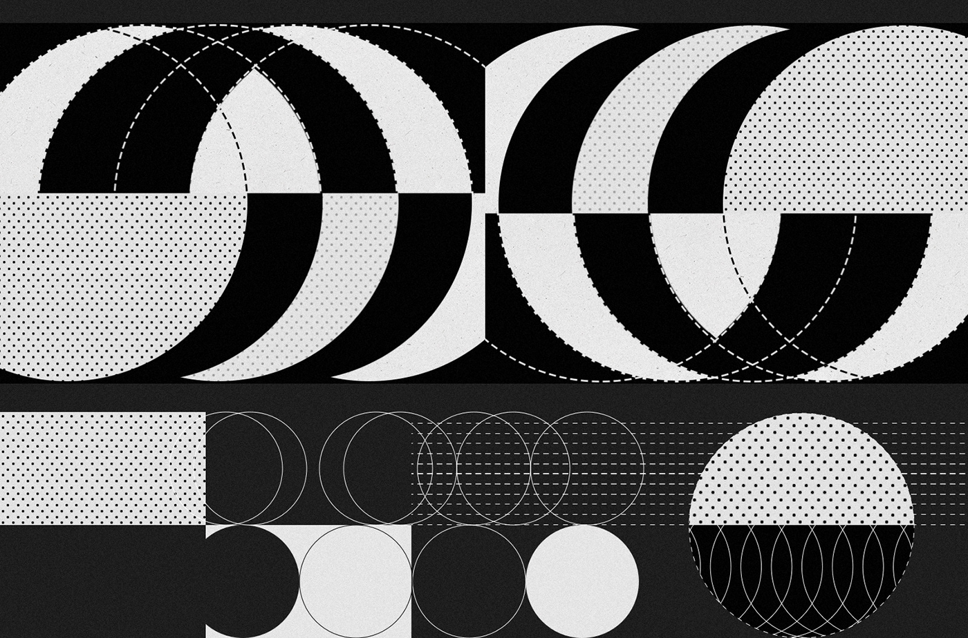 graphic circle black and white meaning personal branding  art symbols