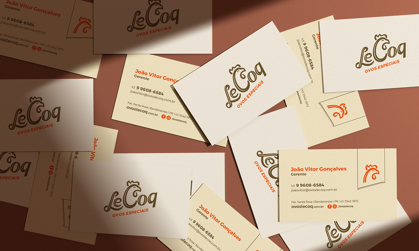 Apogeu chicken egg Food  inspiration Le Coq logo packing Rooster visual identity