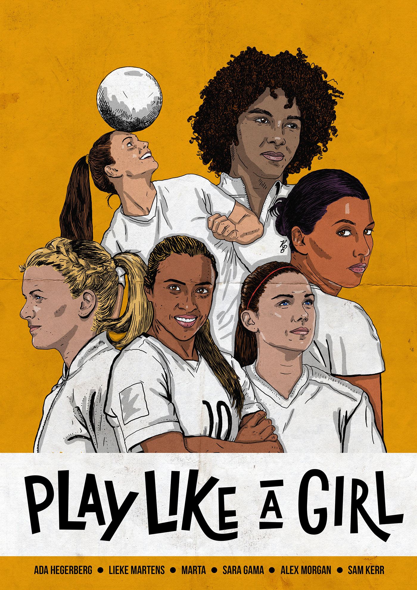 football killbeek feminism female world cup girl play world ILLUSTRATION 