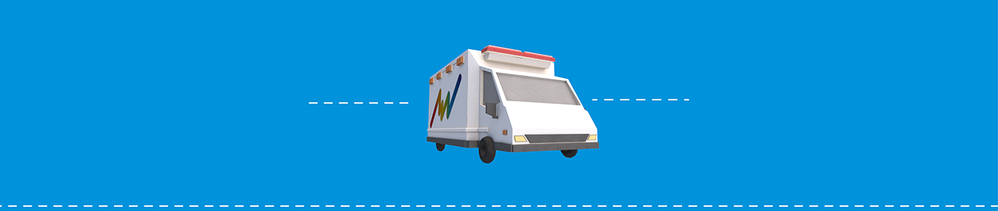 mailing 3D cinema 4d city colombia after effects motion ambulance diseño colombia design