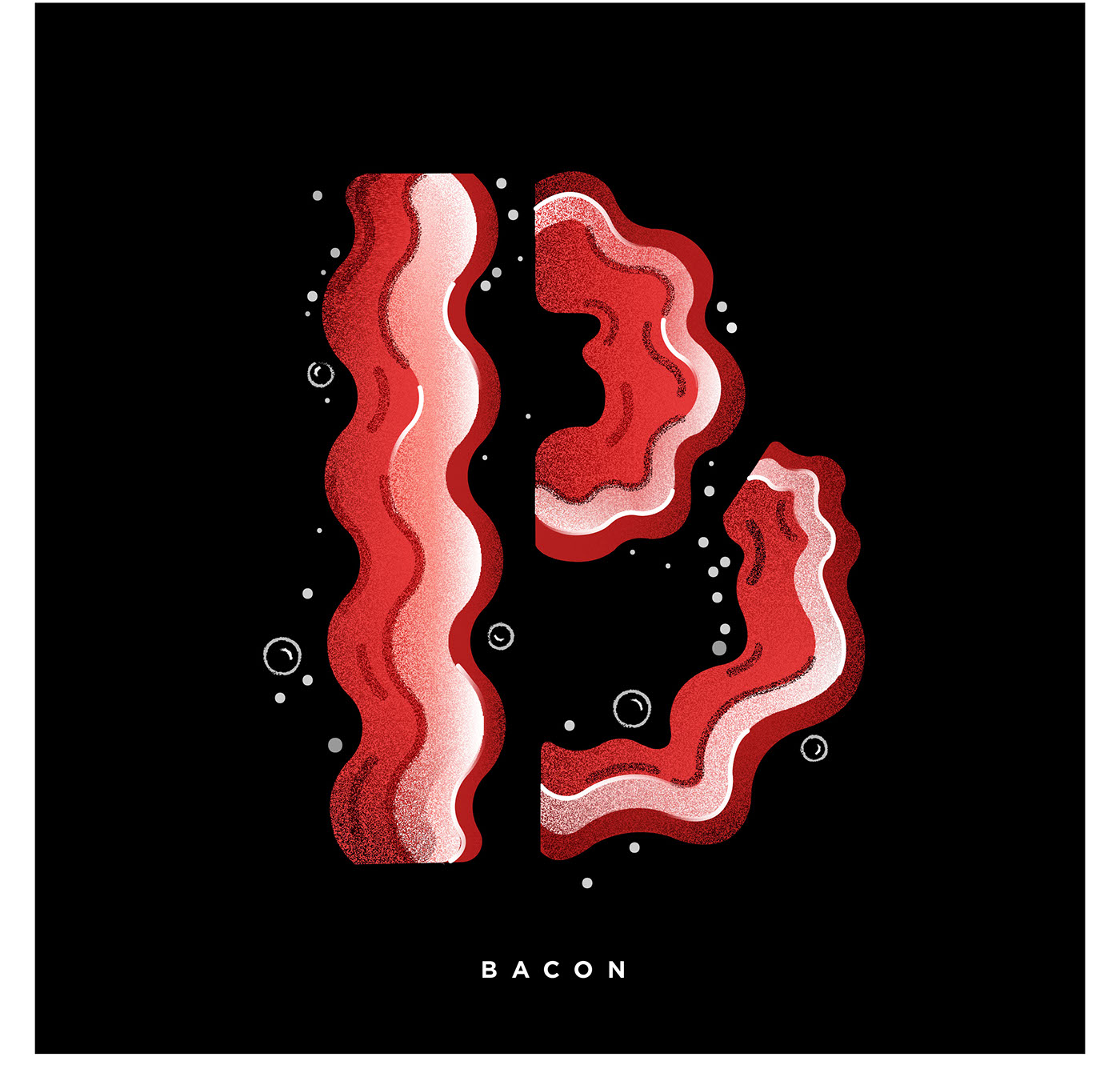 36daysoftype food illustration vector type typedesign alphabet dessert digitalart colorful letters