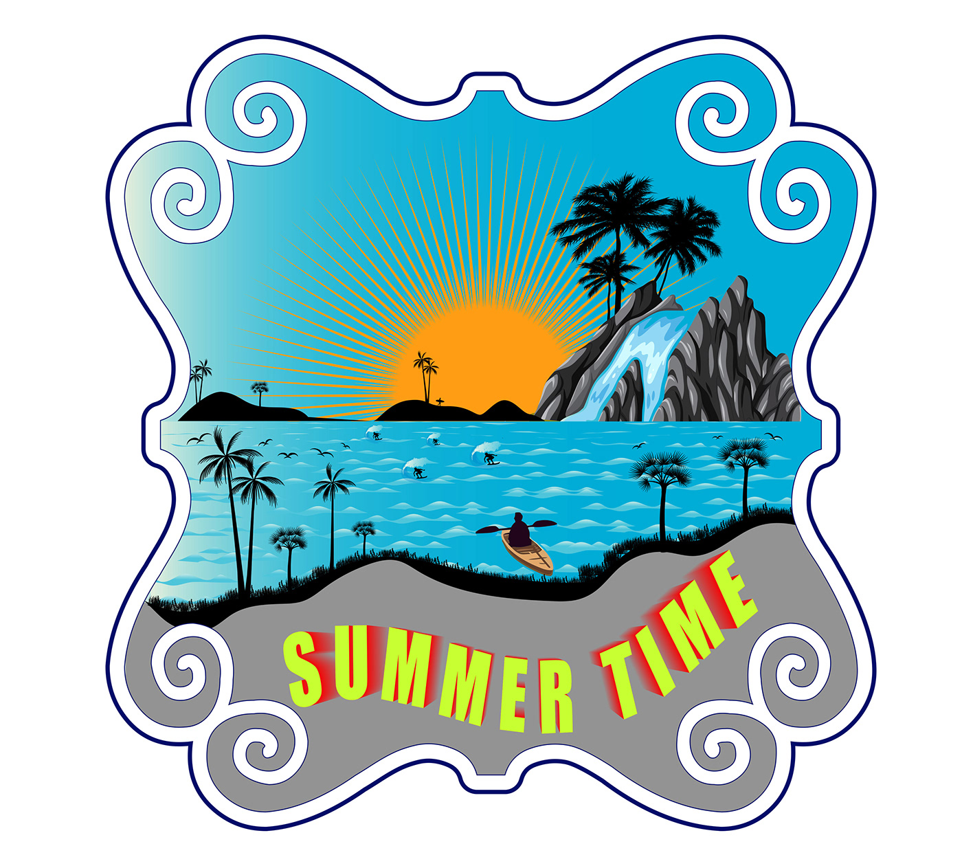 Summer T-shirt  Design