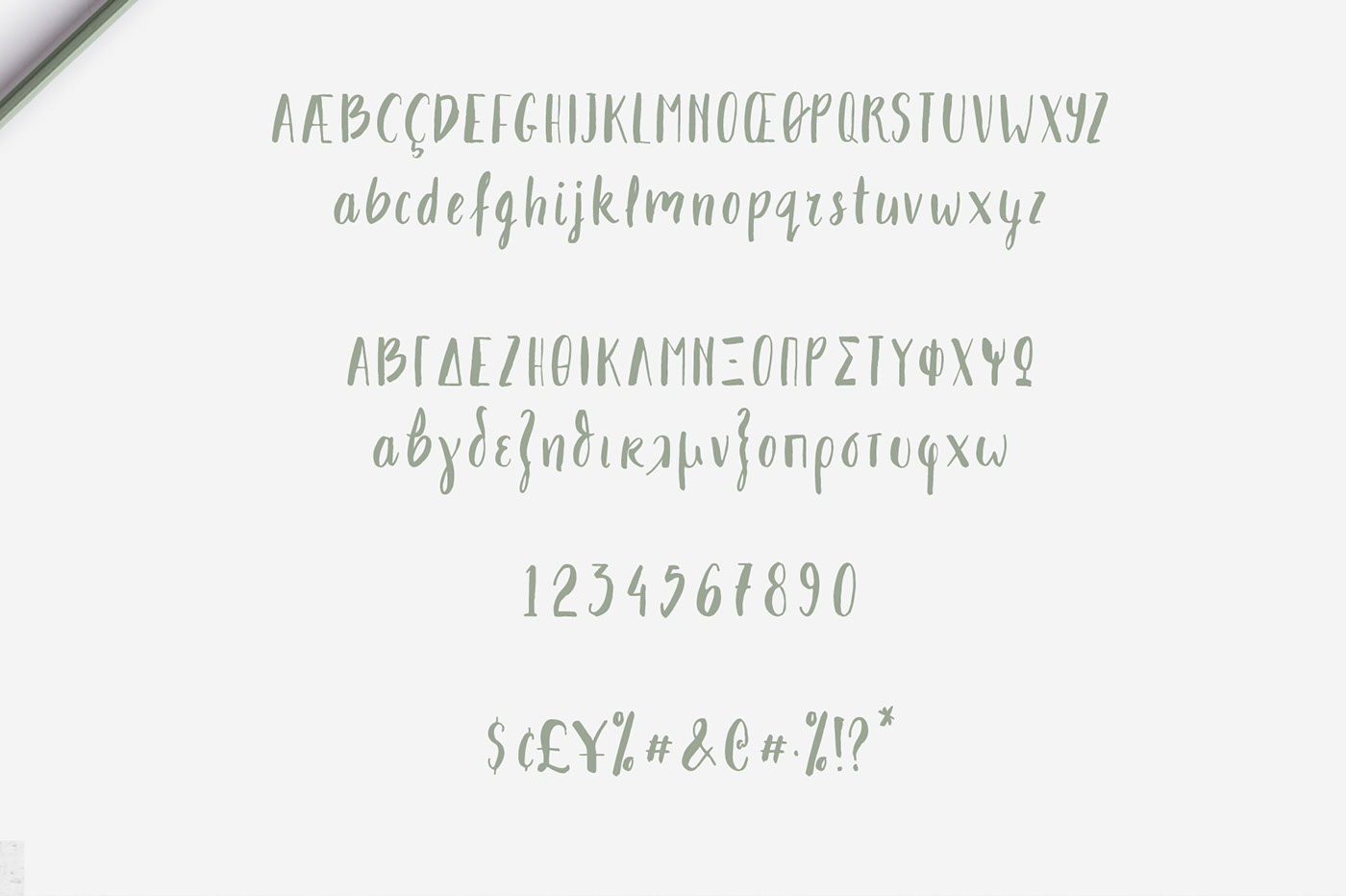 Free font free greek font Typeface brush handmade Brush font lettering font
