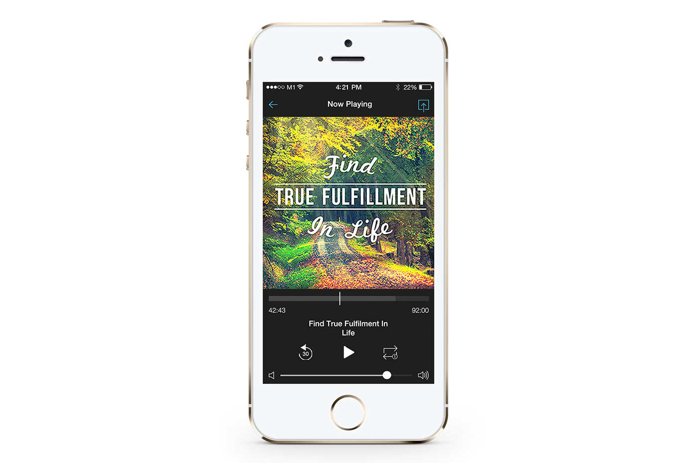 Music Player ios flat ux clean minimal mobile application
