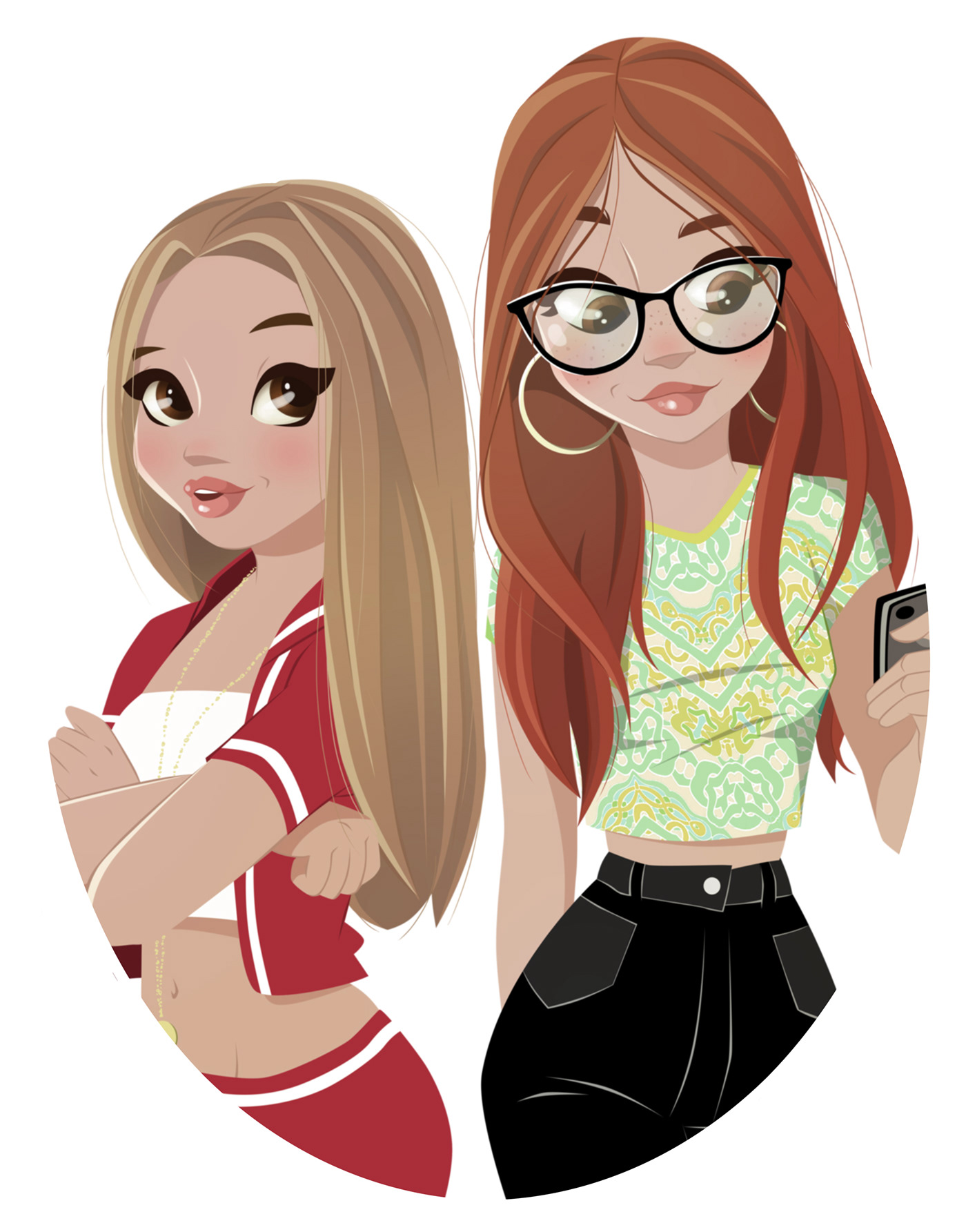 CARTOON-STYLE PORTRAIT on Behance