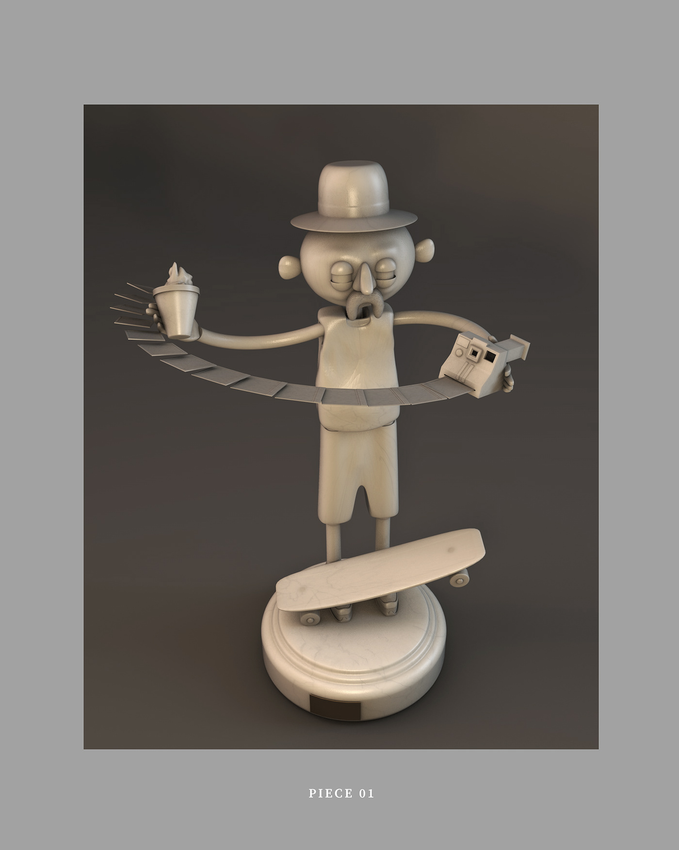 cinema4d Character design3D modeling Render MaxonCinema4D