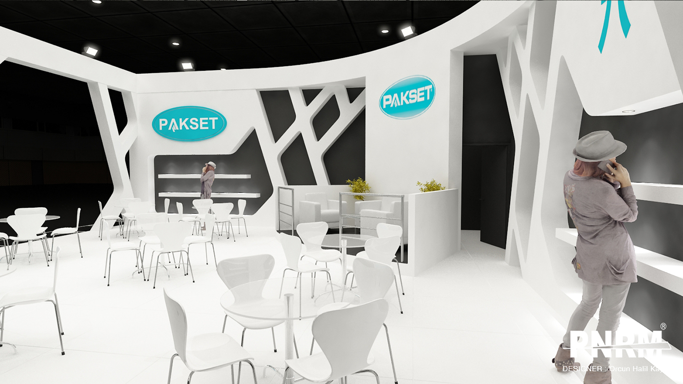 PAKSET package Exhibition  Stand booth design