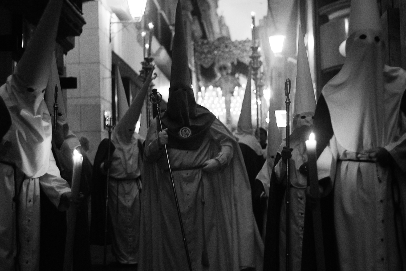 black and white Photography  photojournalism  Easter procession cádiz Film  