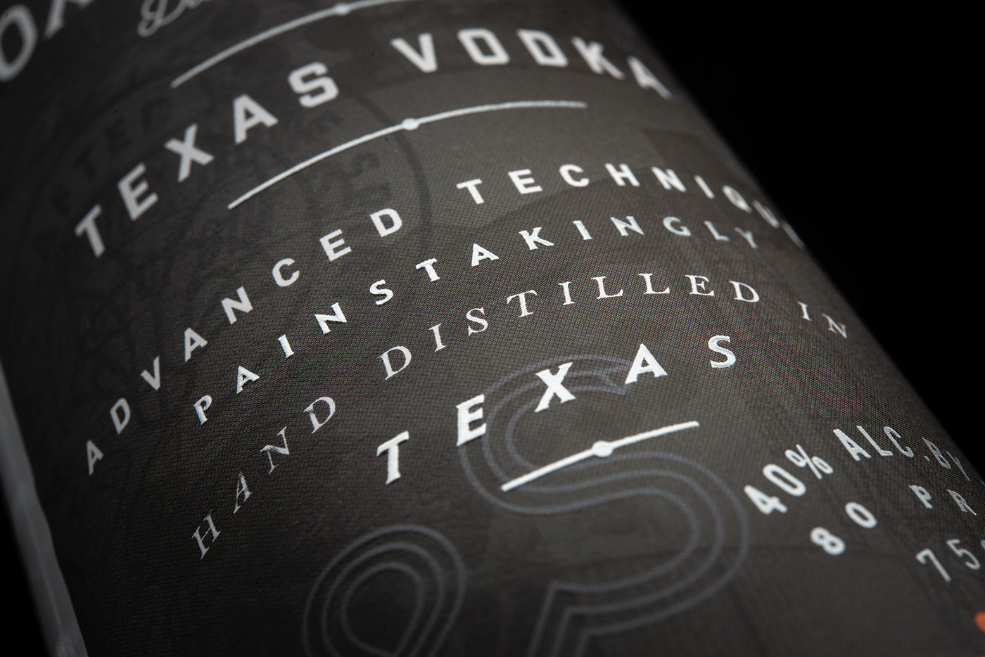distillery gin graphic design  label design Packaging packaging design Spirits texas typography   Vodka