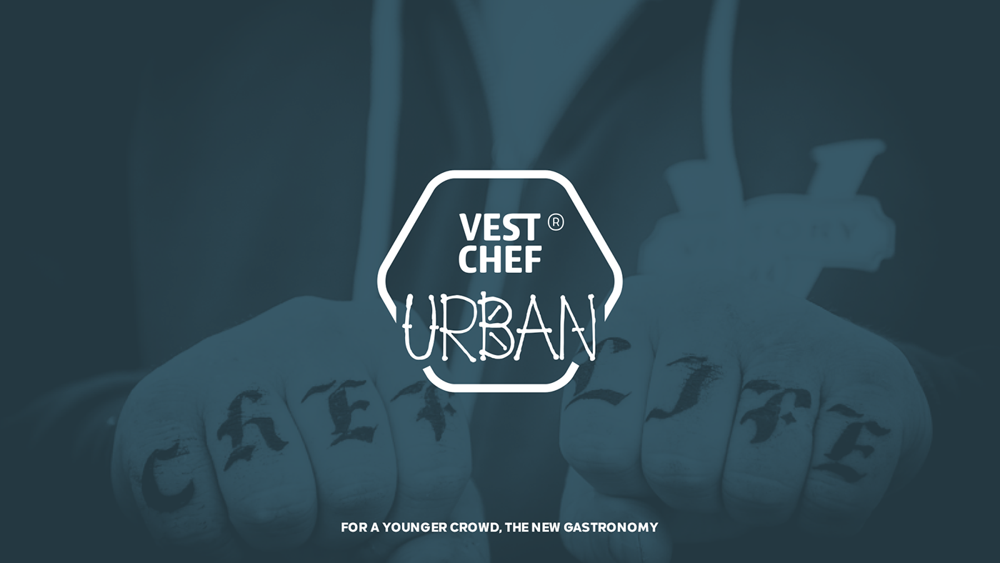 vestfood vestchef Food  gastronomy Culinary uniform brand ID modern