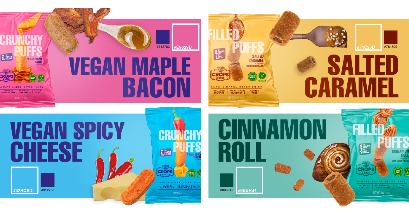 social media graphic design  visual identity brand snacks healthy Food 