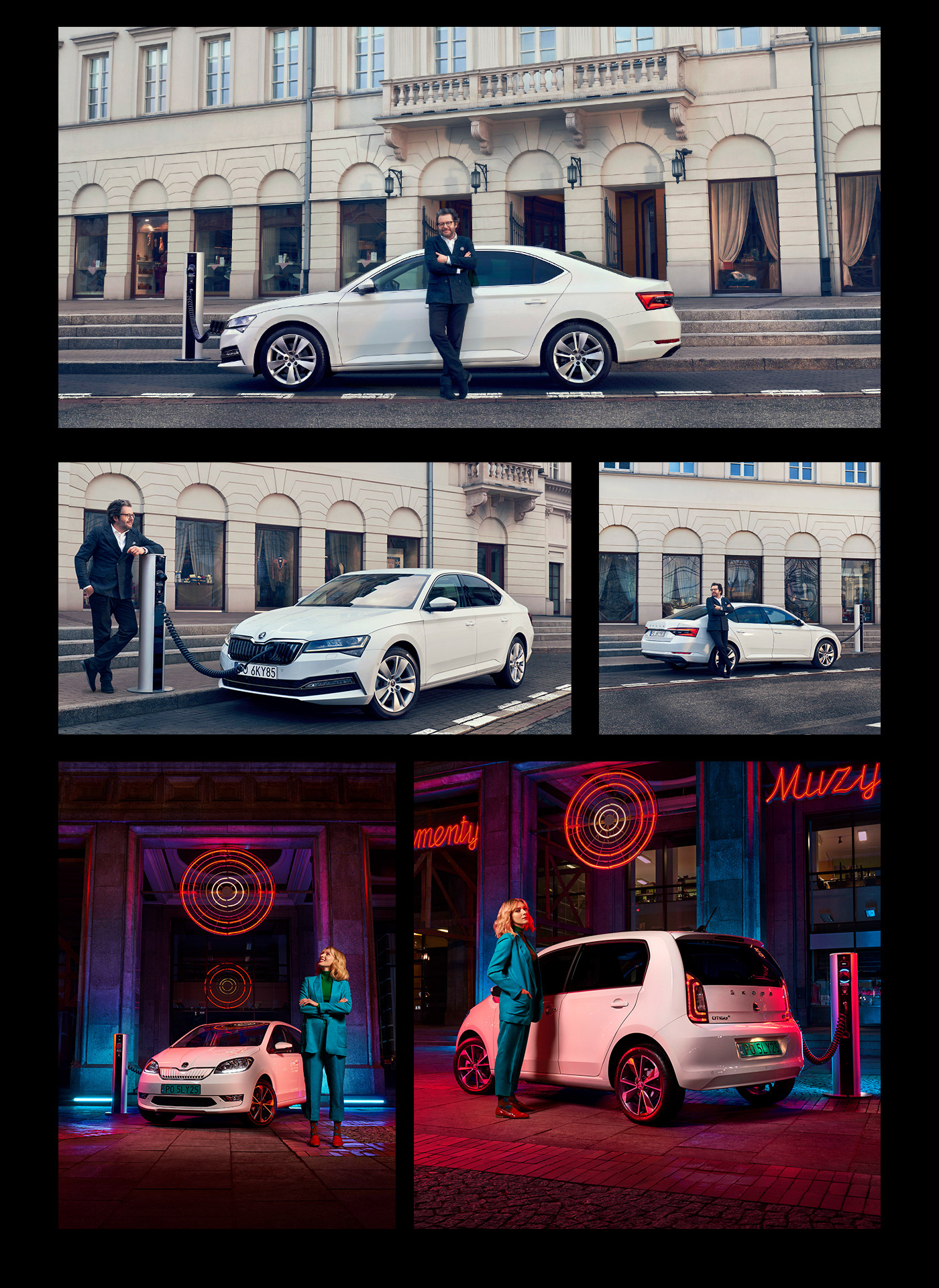 Advertising  Skoda electric Citigoiv superb iv Isobar automotive   backstage photoshoot tvc