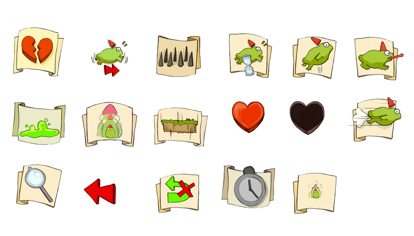 Some icons for the game.
