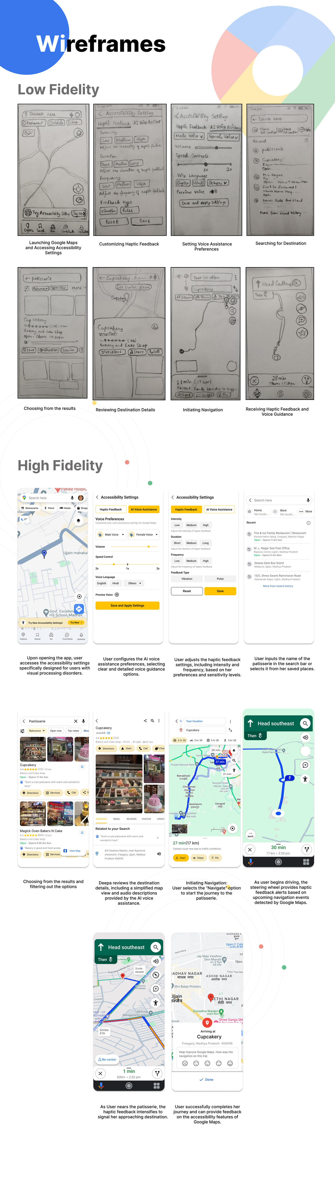 google maps Interaction design  accessible design Case Study UX design user experience